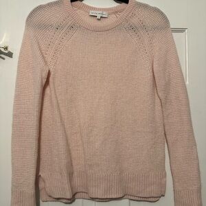 White + Warren Pink Cashmere Sweater